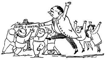 003-cartoon-of-man-surrounded-by-dancing-children-public-domain