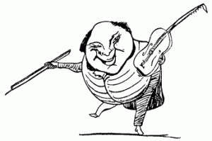 026-cartoon-of-a-man-with-a-fiddle-and-bow-public-domain